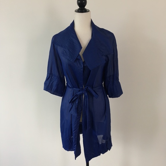 Poleci Royal Blue lightweight Duster - Picture 2 of 8